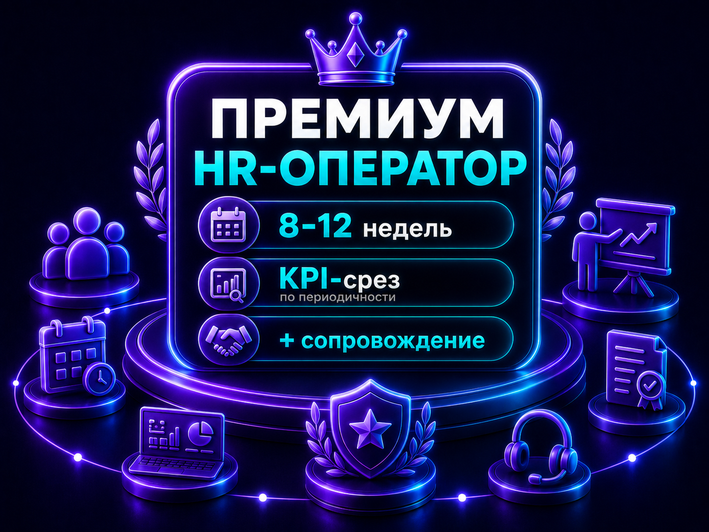 Иллюстрация тарифа «Премиум: HR-оператор»