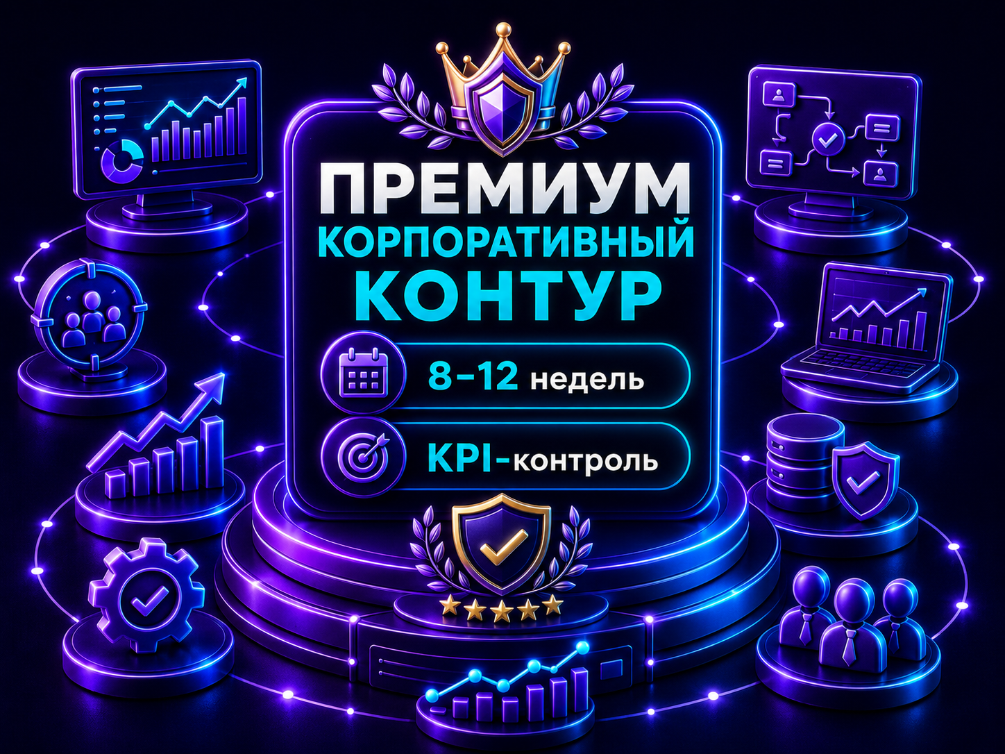 Иллюстрация тарифа «Премиум: Корпоративный контур»