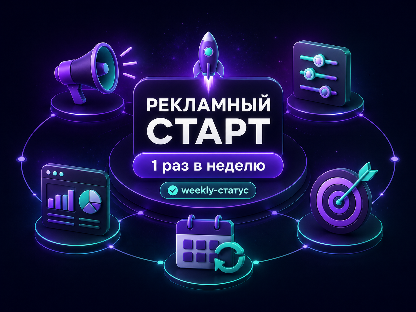 Иллюстрация тарифа «Рекламный Старт»
