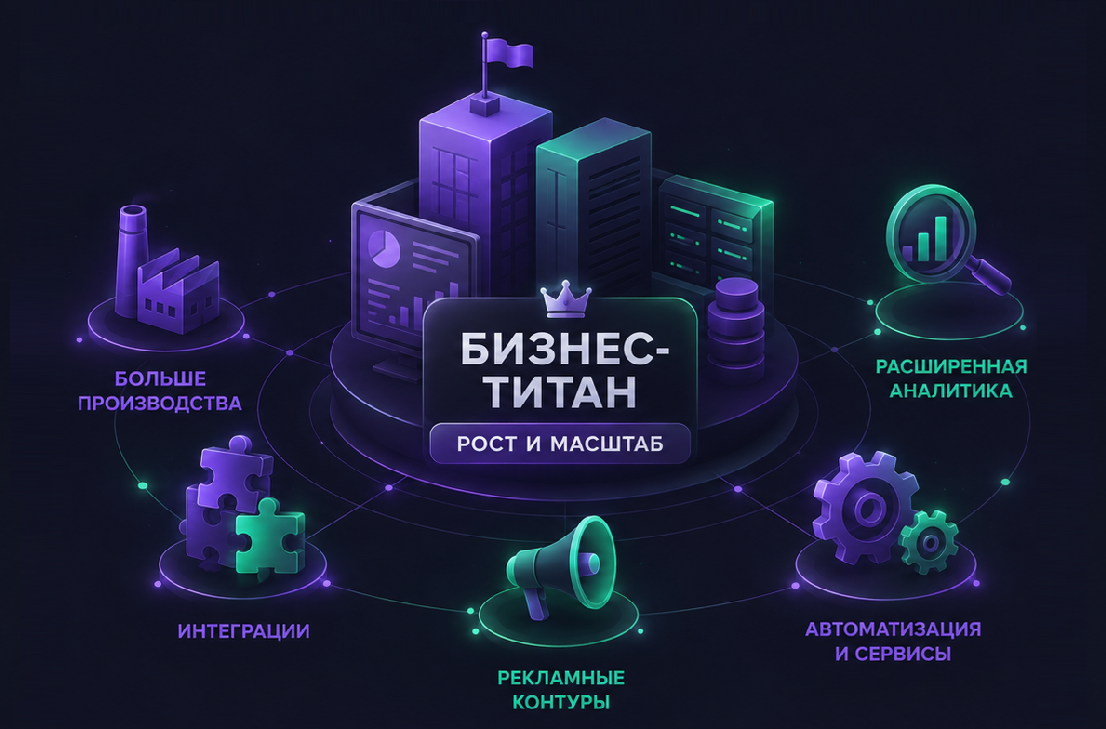 Иллюстрация тарифа «Бизнес-Титан»