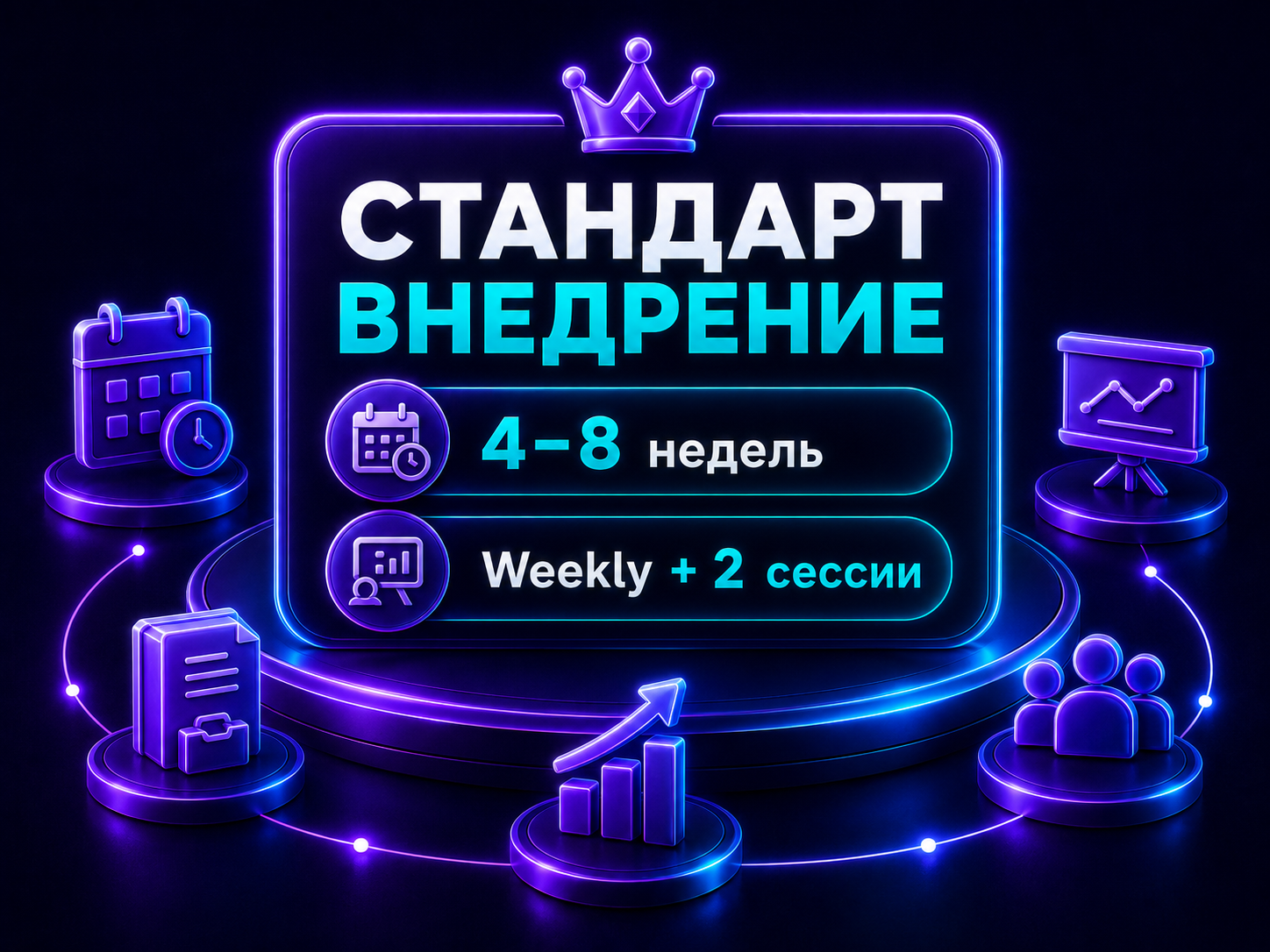 Иллюстрация тарифа «Стандарт: Внедрение»