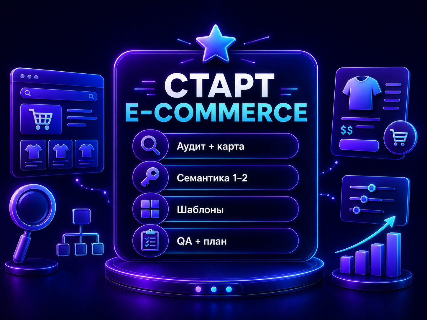 Иллюстрация тарифа «Старт e-commerce»