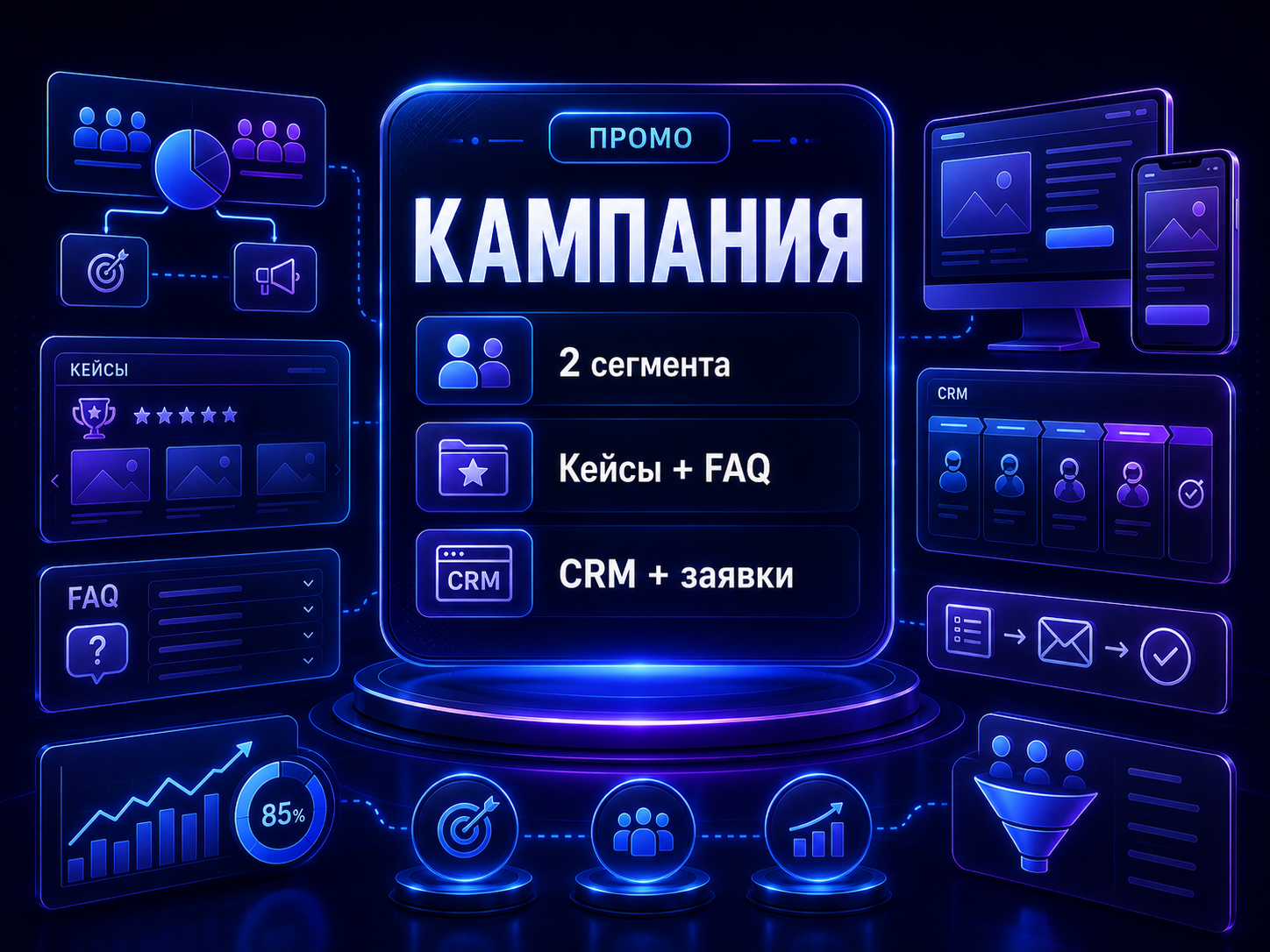 Иллюстрация тарифа Промо: Кампания