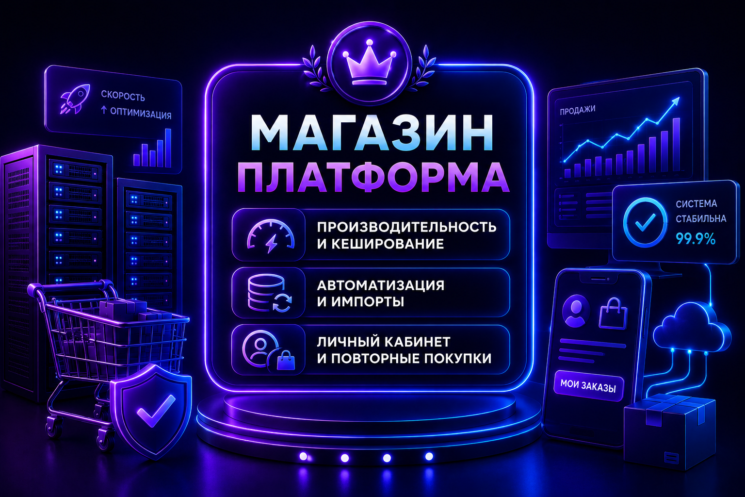 Иллюстрация тарифа Магазин: Платформа