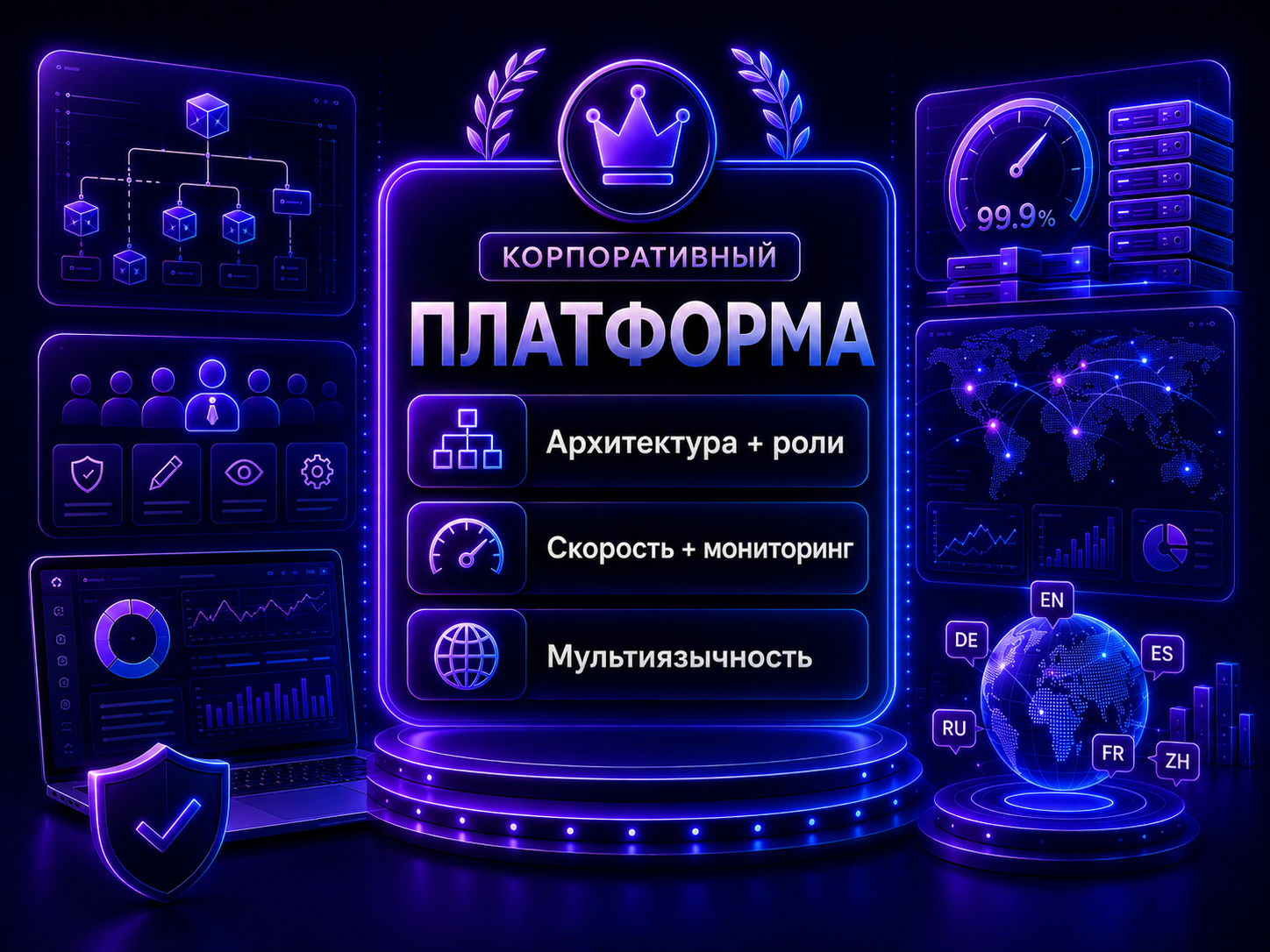 Иллюстрация тарифа Корпоративный: Платформа