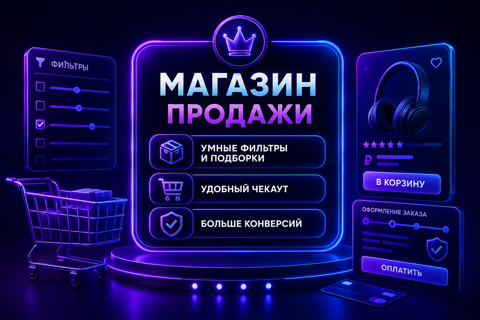 Иллюстрация тарифа Магазин: Продажи