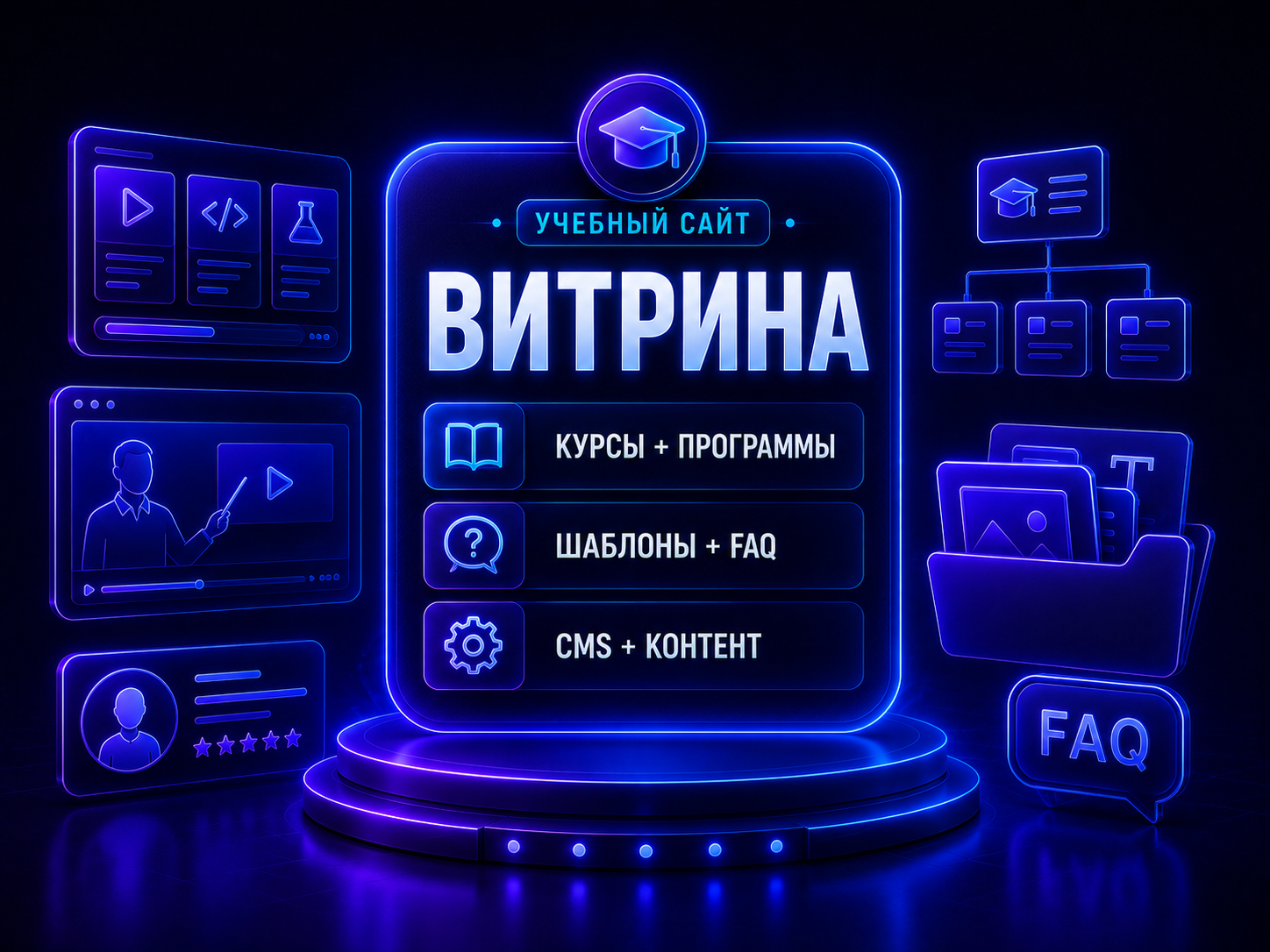 Иллюстрация тарифа Учебный сайт: Витрина