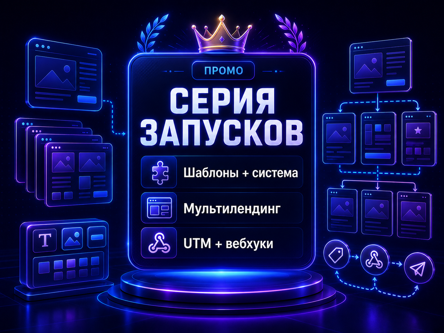 Иллюстрация тарифа Промо: Серия запусков