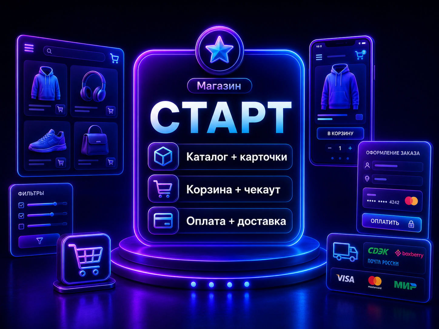 Иллюстрация тарифа Магазин: Старт